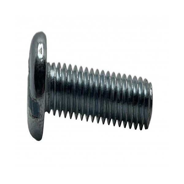 Suburban Bolt And Supply M2.5-0.45 x 20 mm Slotted Pan Machine Screw, Zinc Plated Steel A4302.50020PZ